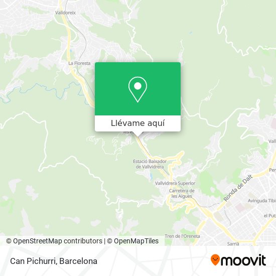 Mapa Can Pichurri