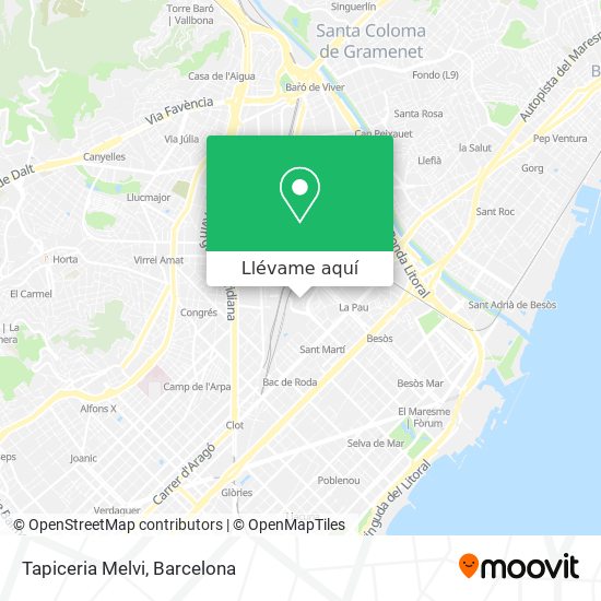 Mapa Tapiceria Melvi