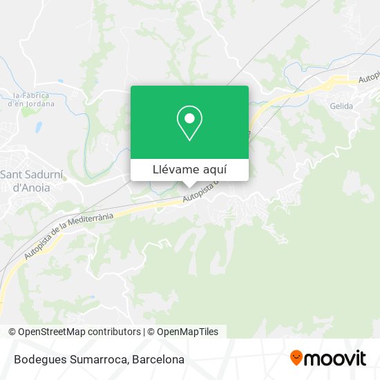 Mapa Bodegues Sumarroca