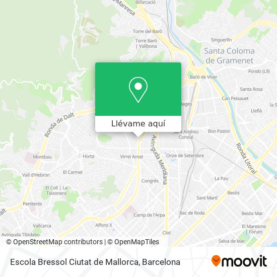 Mapa Escola Bressol Ciutat de Mallorca