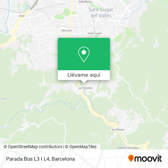 Mapa Parada Bus L3 I L4