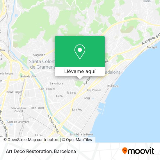 Mapa Art Deco Restoration