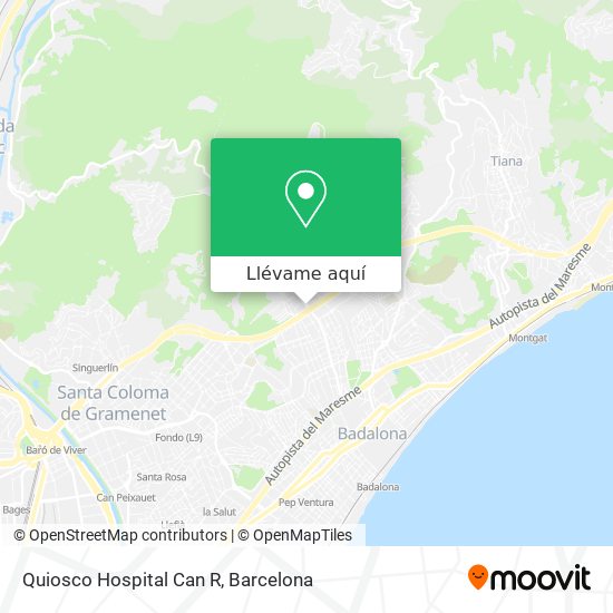 Mapa Quiosco Hospital Can R