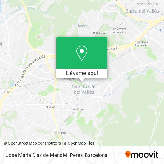 Mapa Jose Maria Diaz de Mendivil Perez