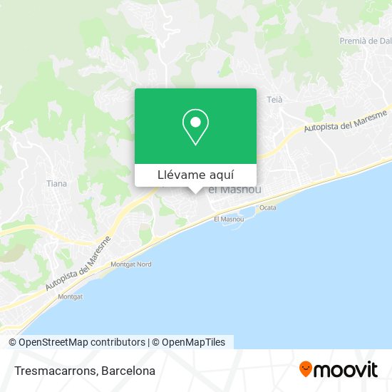 Mapa Tresmacarrons
