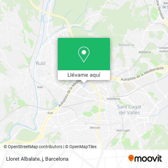 Mapa Lloret Albalate, j