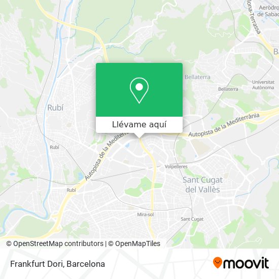 Mapa Frankfurt Dori