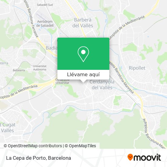 Mapa La Cepa de Porto