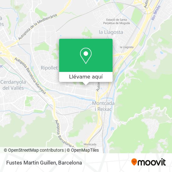 Mapa Fustes Martin Guillen