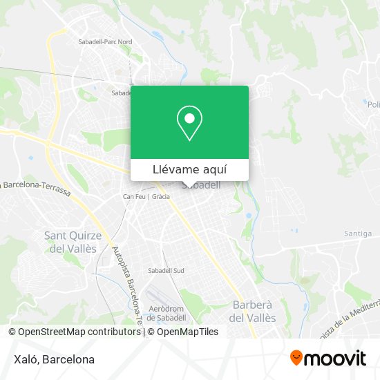 Mapa Xaló