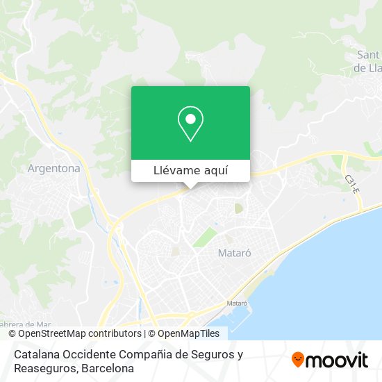 Mapa Catalana Occidente Compañia de Seguros y Reaseguros