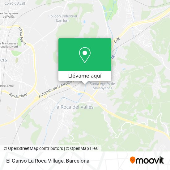 Mapa El Ganso La Roca Village