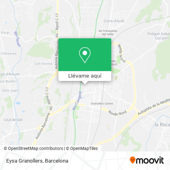 Mapa Eysa Granollers