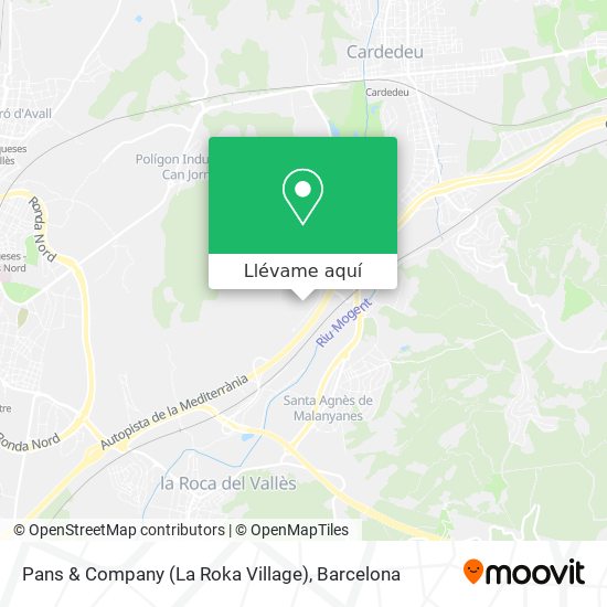 Mapa Pans & Company (La Roka Village)
