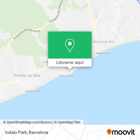 Mapa Indalo Park