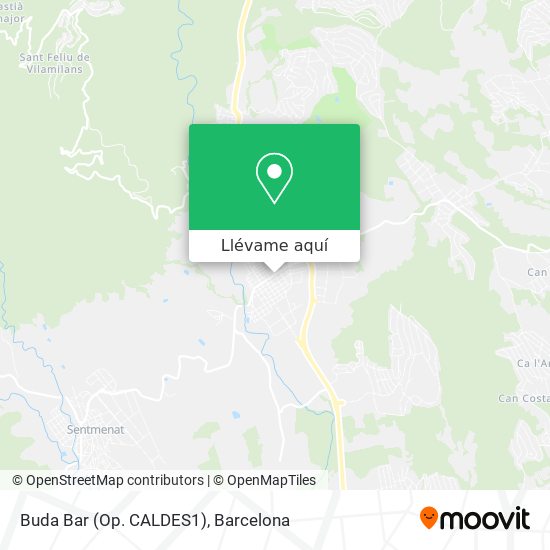 Mapa Buda Bar (Op. CALDES1)