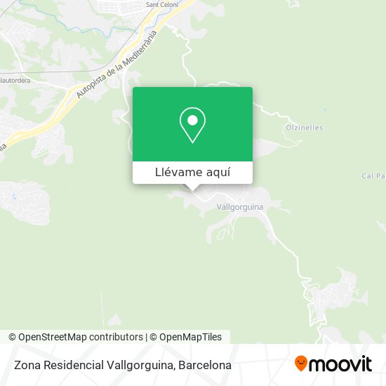 Mapa Zona Residencial Vallgorguina