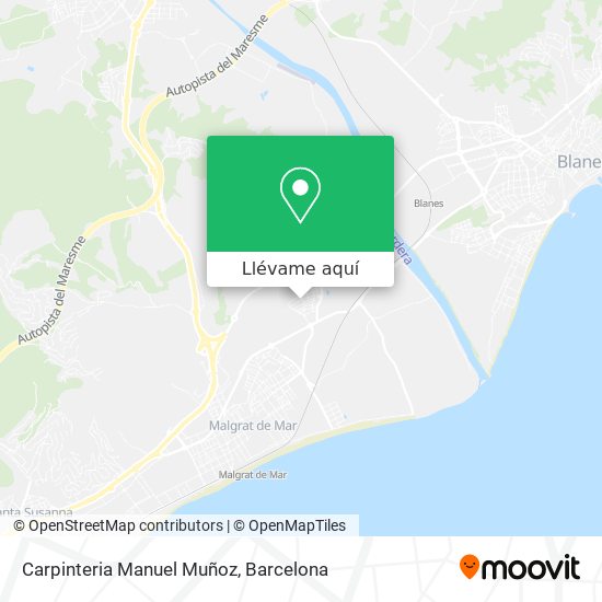 Mapa Carpinteria Manuel Muñoz