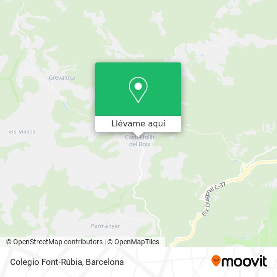 Mapa Colegio Font-Rúbia