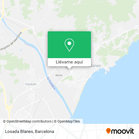 Mapa Losada Blanes