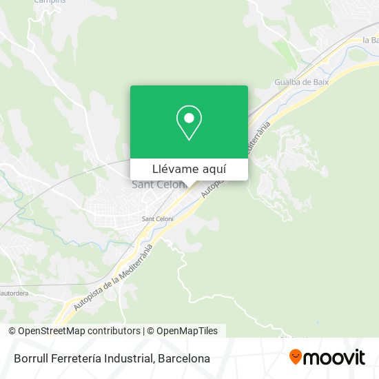 Mapa Borrull Ferretería Industrial