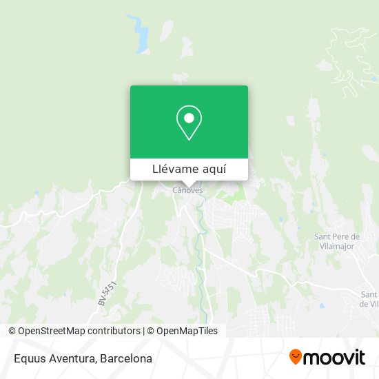 Mapa Equus Aventura