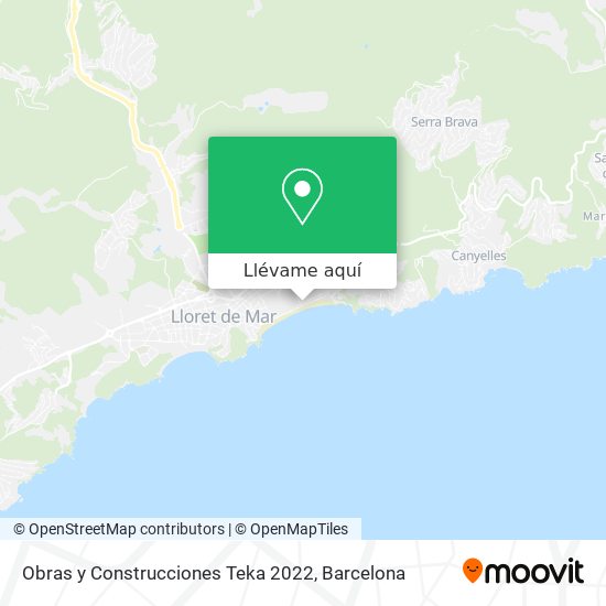 Mapa Obras y Construcciones Teka 2022