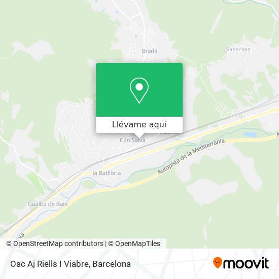 Mapa Oac Aj Riells I Viabre