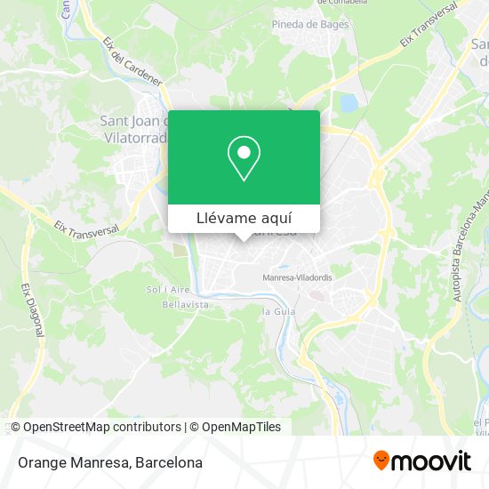 Mapa Orange Manresa