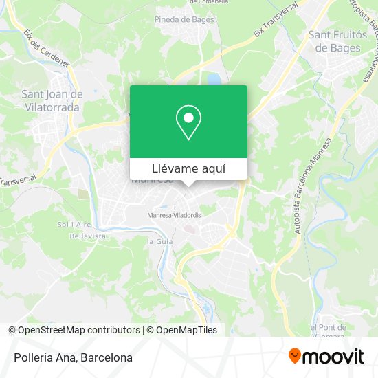 Mapa Polleria Ana