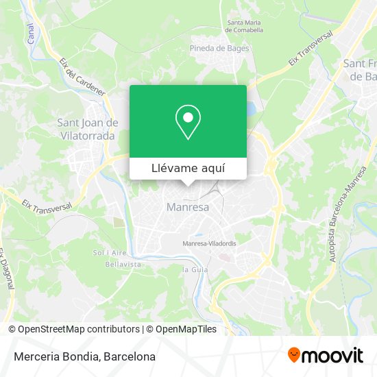 Mapa Merceria Bondia