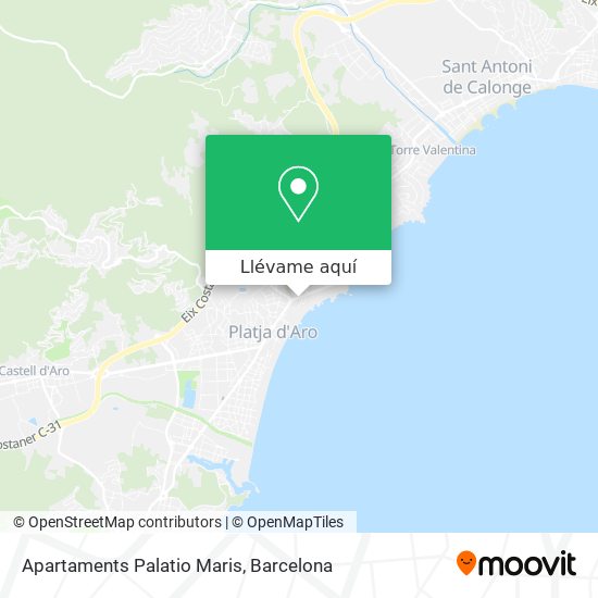 Mapa Apartaments Palatio Maris