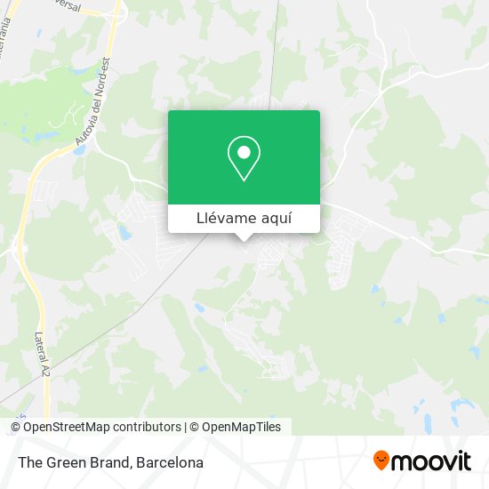 Mapa The Green Brand