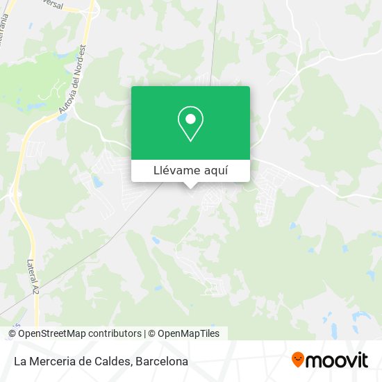 Mapa La Merceria de Caldes