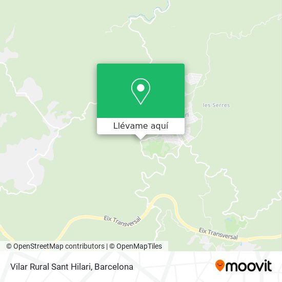 Mapa Vilar Rural Sant Hilari