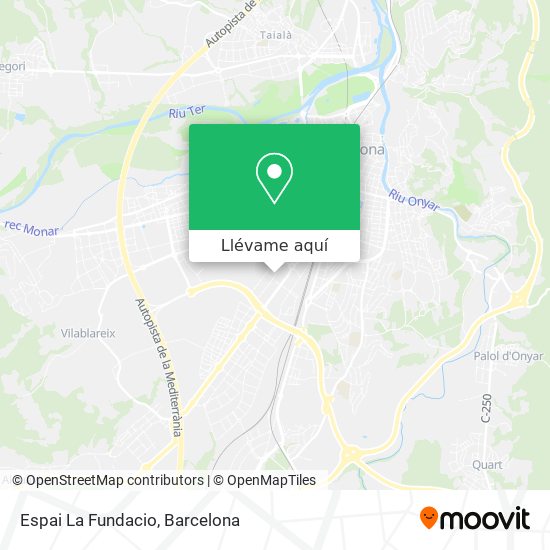 Mapa Espai La Fundacio