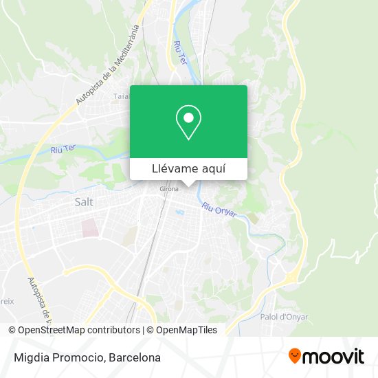 Mapa Migdia Promocio