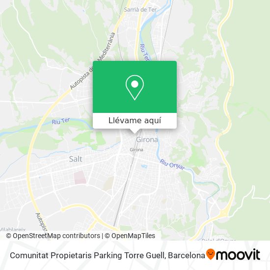 Mapa Comunitat Propietaris Parking Torre Guell
