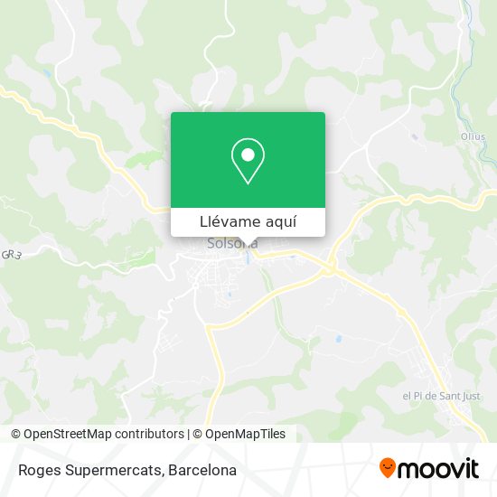 Mapa Roges Supermercats