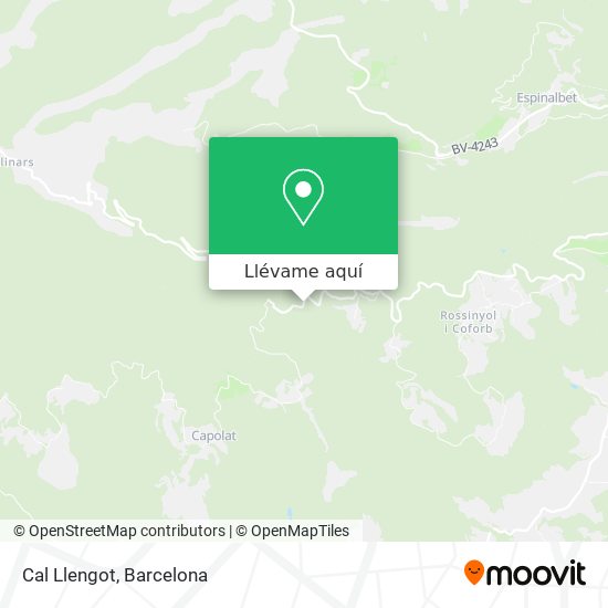 Mapa Cal Llengot