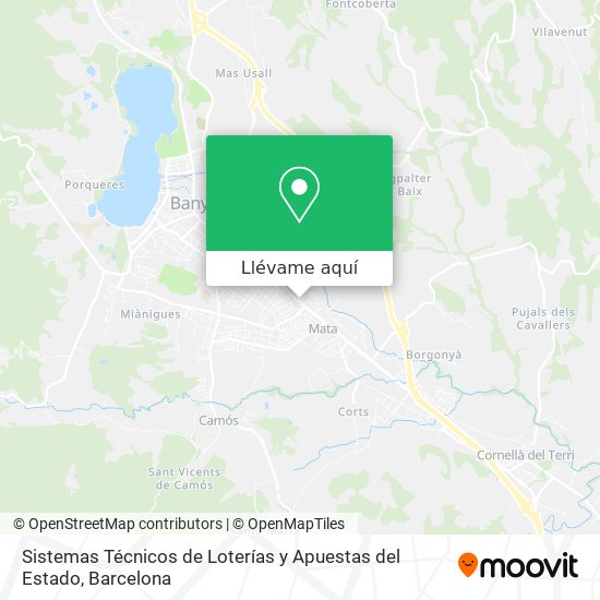 Mapa Sistemas Técnicos de Loterías y Apuestas del Estado