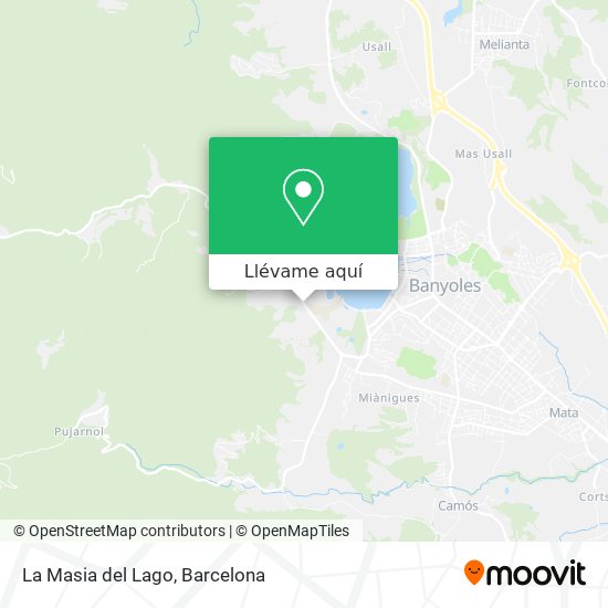 Mapa La Masia del Lago