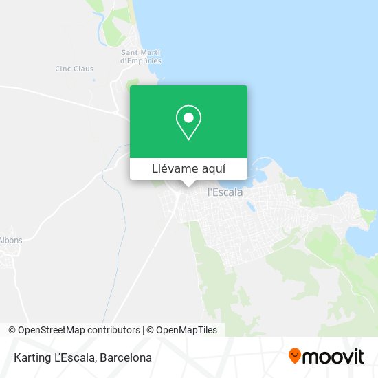 Mapa Karting L'Escala