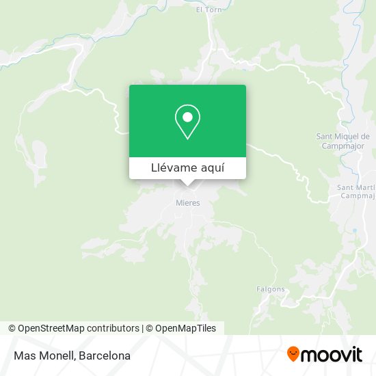 Mapa Mas Monell