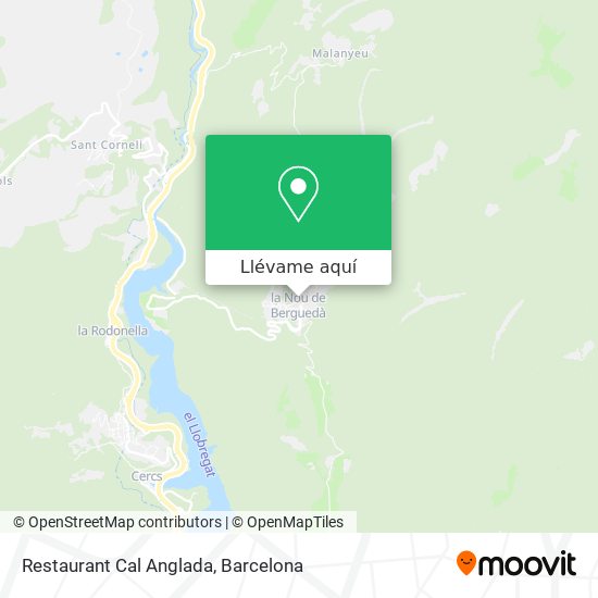 Mapa Restaurant Cal Anglada