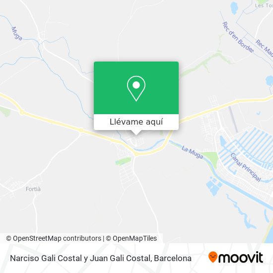 Mapa Narciso Gali Costal y Juan Gali Costal