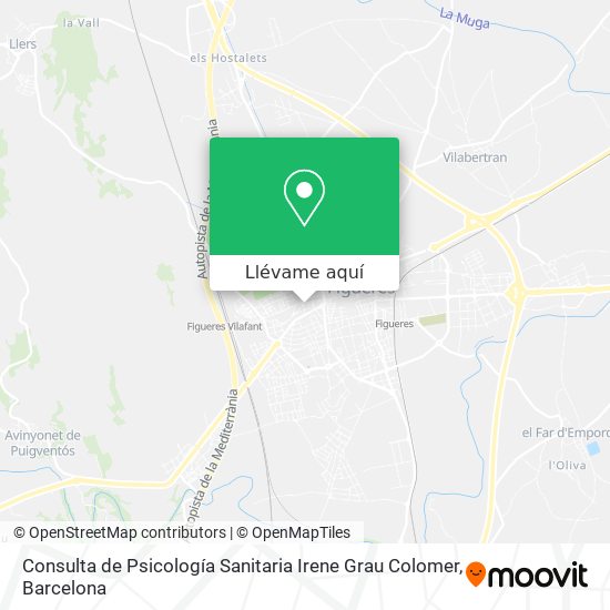 Mapa Consulta de Psicología Sanitaria Irene Grau Colomer