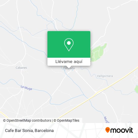 Mapa Cafe Bar Sonia