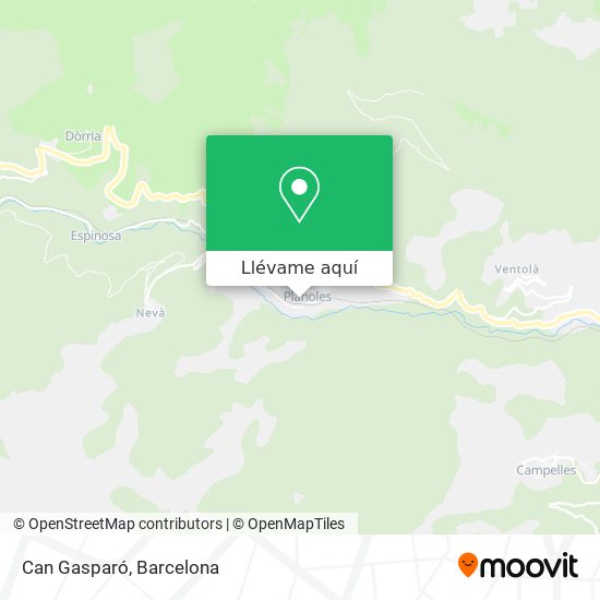 Mapa Can Gasparó