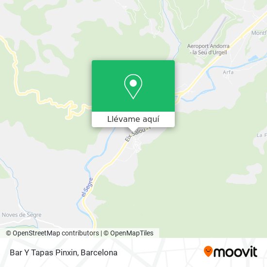 Mapa Bar Y Tapas Pinxin